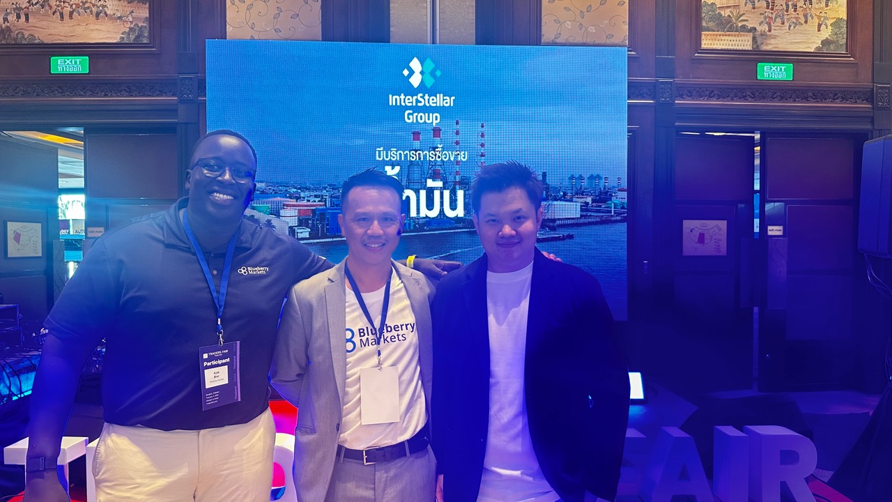 Lucas Loo with InterStellar Group representatives
