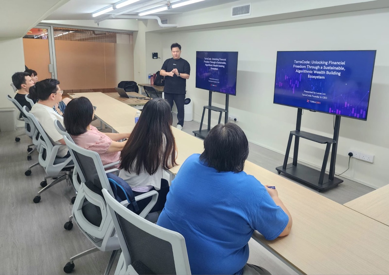 Small group workshop with dual screens